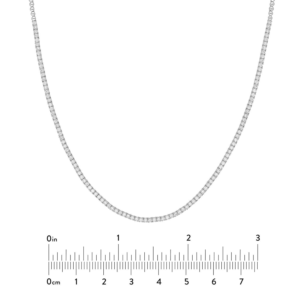 Diamond Half Tennis Necklace (2-1/8tcw)