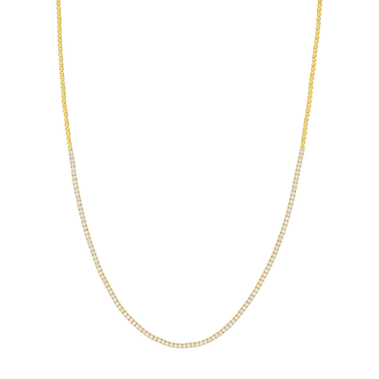 Diamond Half Tennis Necklace (2-1/8tcw)