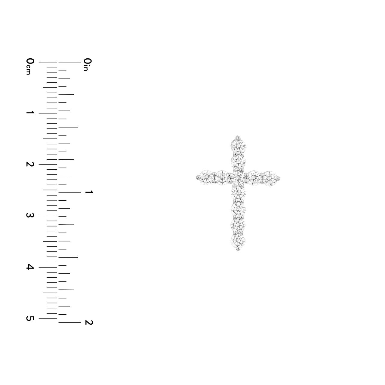 Diamond Cross Pendant (1tcw)