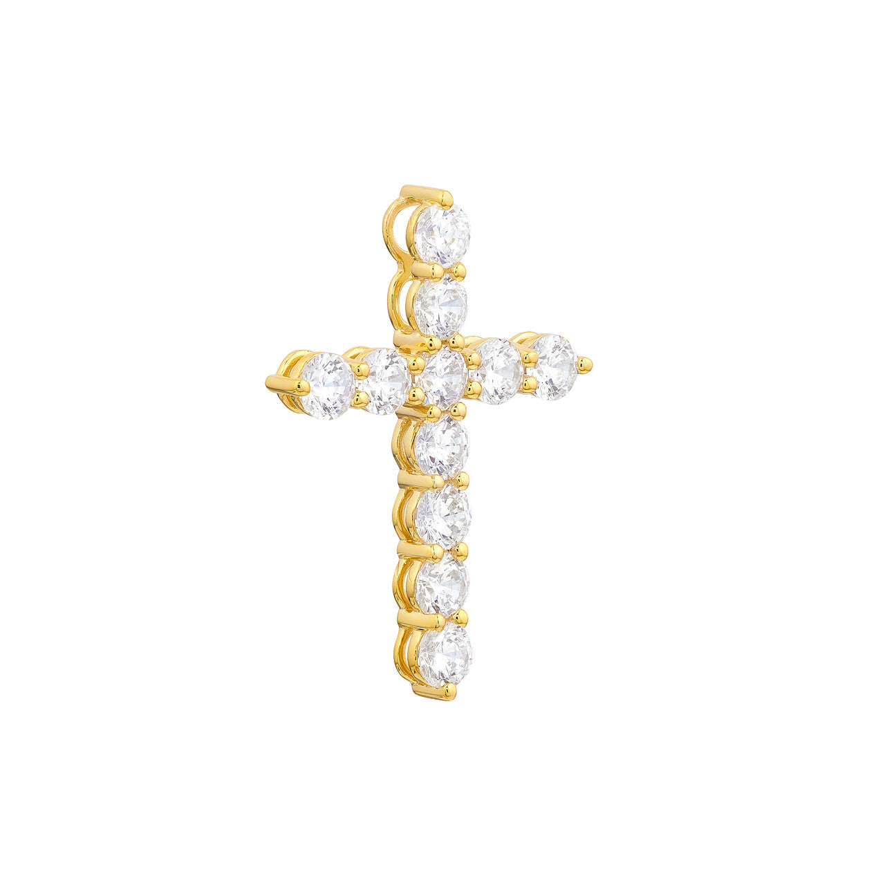 Diamond Cross Pendant (1-5/8tcw)