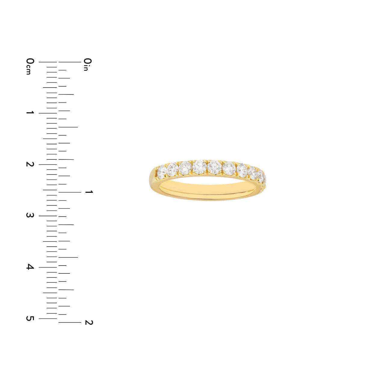 Diamond Half Eternity Band (3/4tcw)