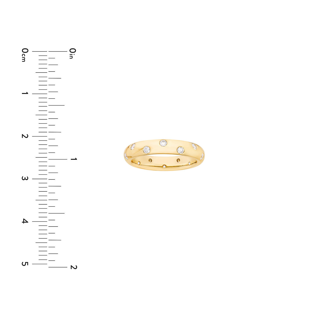 Staggered Diamond Ring