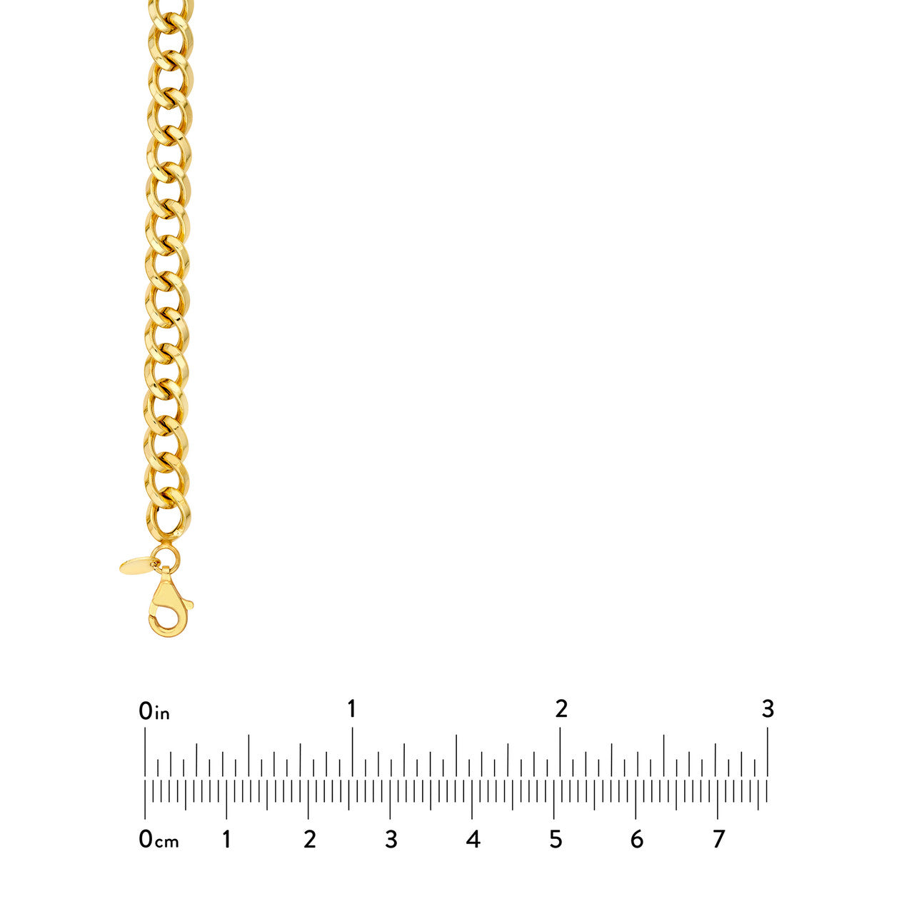 Triangular Tube Curb Link Chain