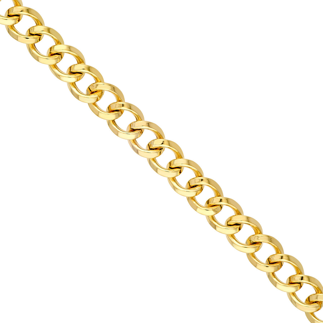 Triangular Tube Curb Link Chain