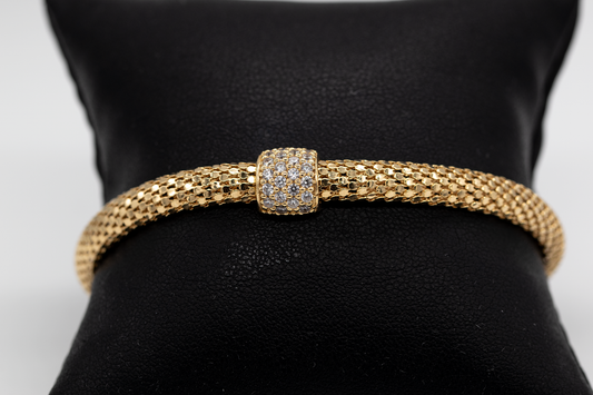 Woven 14KT Bracelet 12gr