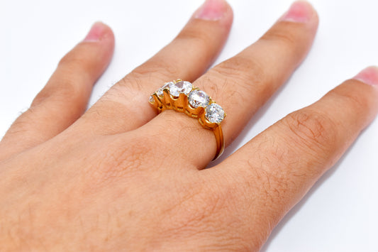 Zirconia Ring 10KT 3.24