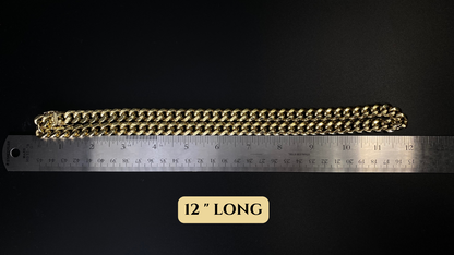 Chain miami cuban link 10K Italian gold 24inch