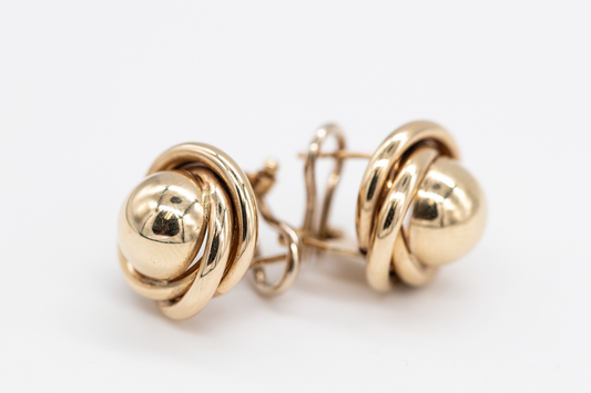 Earrings 14K Italian Gold