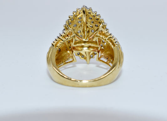 10K Diamond Engagement Ring 2CTW