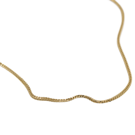 Chain Franco style thing 10K Italian gold. Chain Franco style thing 10K Italian gold. 