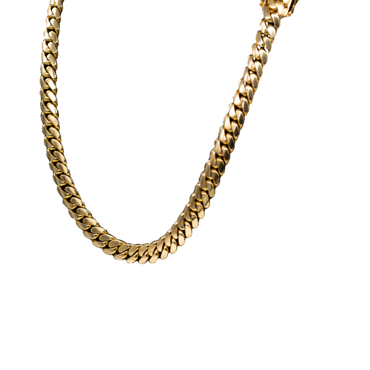 Chain miami cuban link 10K Italian Gold.