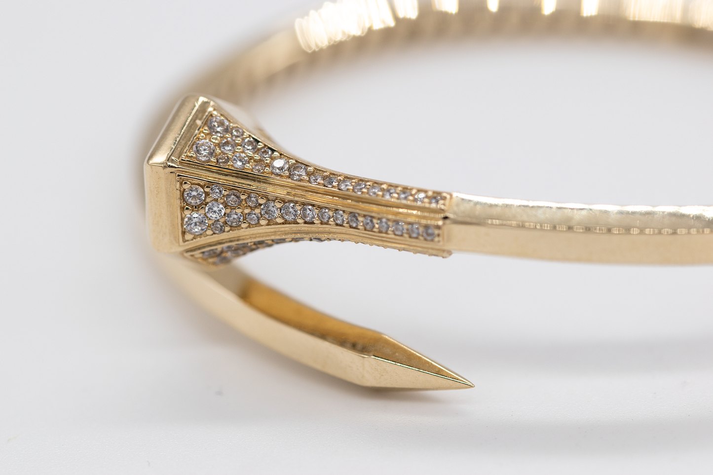 Bracelet  14k Gold Octogon screw