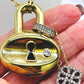 14KT Lock with Key Necklace 24.3gr 18L