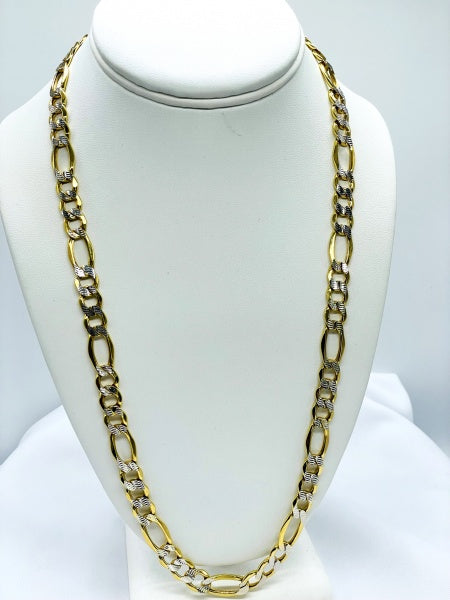10Kt Chain mixed with White Gold 27.50gr  22L